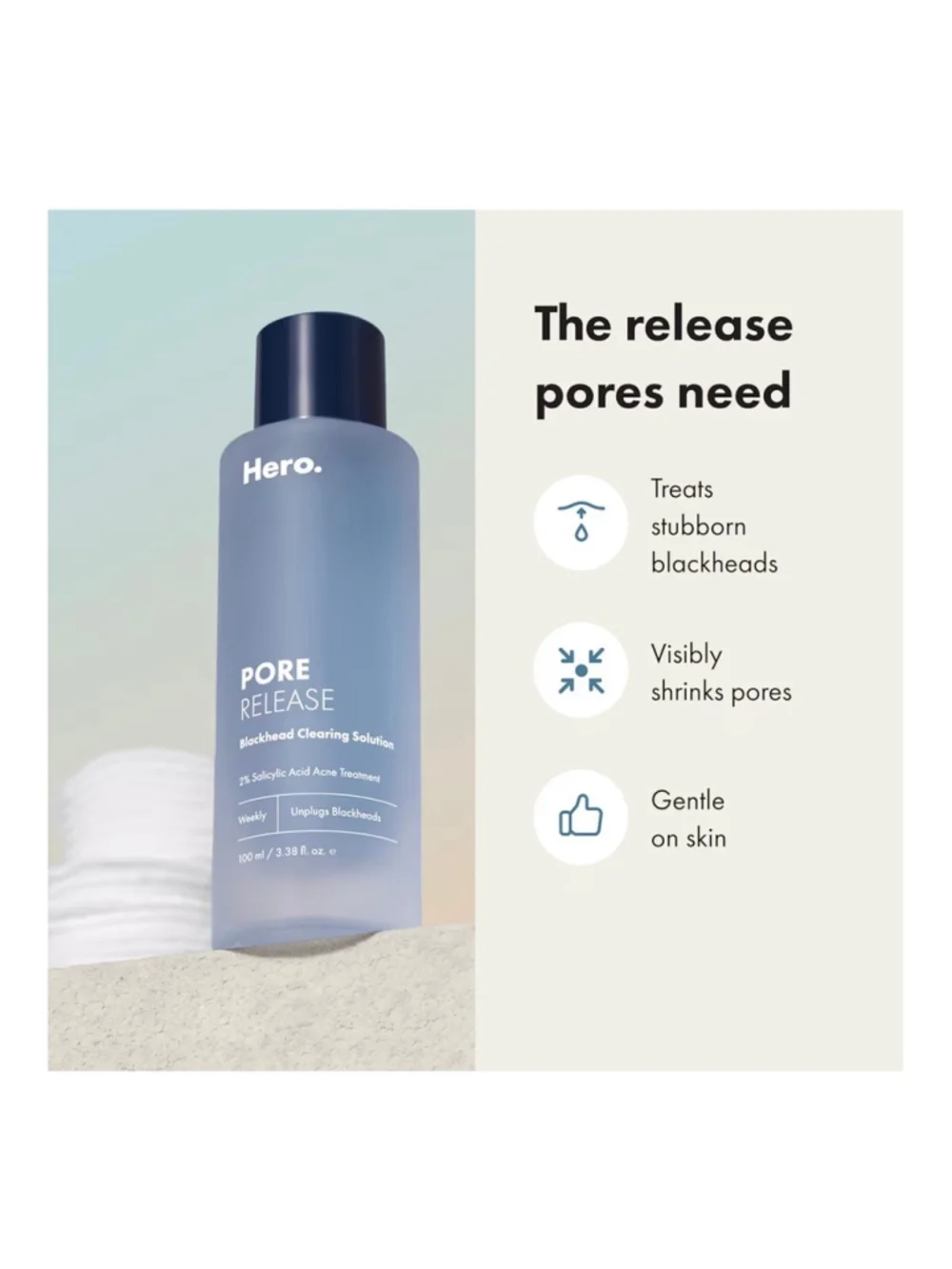 Hero Cosmetics Pore Release Blackhead Clearing Solution 100ml - Picture 3 of 5